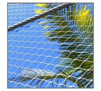 Wire Rope Cable Mesh Netting, 304 Stainless Steel Wire Rope Netting,Flexible Cable Mesh,Heavy Duty Protection Safety Rope Net，Various Sizes(L2xW3m/L6.56xW9.84ft)