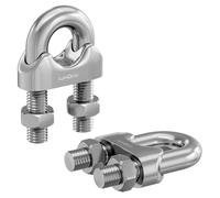 Wire Rope Clamp Stainless Steel V4A 316 22 mm Rope Clamp Wire Clamp