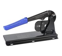 Wire Rope Crimping Tool - Bench Mounted Crimper for Aluminum Sleeves and Copper Loops - Fits 3/63 to 1/8-inch