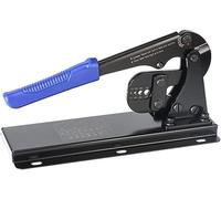 Wire Rope Crimping Tool - Bench Mounted Hand Swager for Aluminum Sleeves and Copper Loops, Compatible with 3/63 to 1/8-Inch Wire Rope