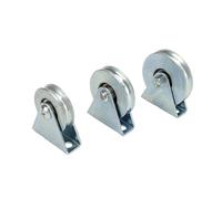 Wire rope fixed pulley with single bearing,transmission wheel, channel wheel, 45 steel main iron bracket,(30mm)