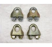 Wire Rope Grips 10MM X4 (Clamp Bulldog Cable Fixing DIN1142 Zinc Plated)