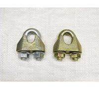 Wire Rope Grips 34MM X2 (Clamp Bulldog Cable Fixing DIN1142 Zinc Plated)