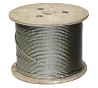 Wire Rope Kit, Steel Cable， 304 Stainless Steel Wire Rope, 10-100M, 0.3-8mm,Fishing Lifting Clothesline(Diameter 5mm,10 Meter)