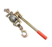 Wire Rope Puller with Unidirectional Ratchet System for Power Line Assembly Construction Rigging and Cable Securing Operations (2T single-line)