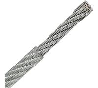 Wire Rope PVC Coated Premium Galvanised Steel Zinc Metal Wire Rope Cable Diameter: 8mm Length: 1m