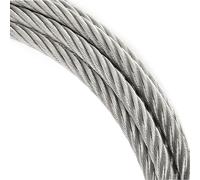 Wire Rope Steel Cable Premium Quality Galvanised Zinc Metal Wire Rope Cable Diameter: 1mm Length: 5m