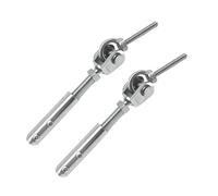 Wire Rope Terminal Screw,5 Pieces Cable Railing Hardware Thimble for 2mm-8mm Fittings, Angle 180° Adjustable(A,3mm)