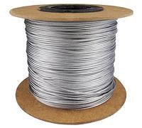 Wire Rope Wire Cable - 100 metres / 328.08 ft - Galvanised Metal Steel Rope (⌀ 6 mm Thick)