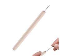 Wire Rounder Burr Tool | 1.8mm Cup Head Jewelry Wire Deburring Tool With Beechwood Handle | Beading Ẃire End Smoother, Metal Edge Polishing Ţool | DIY Jewelry Making, Craft Repair, Studio Workshop