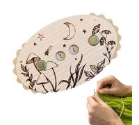 Wire Row Counter - Wooden Small Portable Crochet Accessories | Counters for Sweaters and Sewing - For Girls Wives Needlework Crochet Knitwear Sewing Weaving