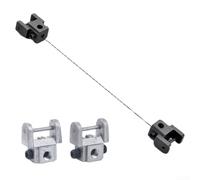 Wire Saw Blade Chuck 2pcs, Pattern Curve Modeling Multi-Sided Saw Holder, Fretwork Scroll Saw Clamp for Jewellery Making Woodworking