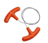 Wire Saw Scroll Rope Cable Saw for Trees Metal Wood Diamond Coated Steel Frame Stainless Steel High Performance(Orange)