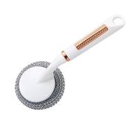 Wire Scratch Cleaning Brush | Stainless Steel Dish Scrub Tool | Reusable Rust Proof Bristle Design with Powerful Scraping Action for Tiles, Dishes,
