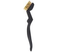 Wire Scrub Brush - 1PC Steel Nylon & Copper Wire Brush | Small Curved Handle Brushes With Tail Hook | Wire Brush Set, Metal Rust Remover Brushes Handy Steel/Nylon/Brass Brush Set Suitable For Cleaning