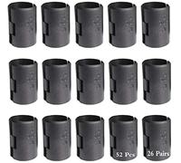 Wire Shelf Clips 52 Pcs Wire Shelving Shelf Lock Clips for 0.75" Post- Shelving Sleeves Replacements for Wire Shelving System,Fits with Thunder Group, Alera, Honey Can Do, Eagle, Metro and More