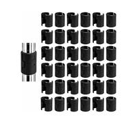 Wire Shelf Clips for 3/4 Inch Post, 72PCS Sleeves, 0.75 in Wire Rack Plastic Shelf Clips, Wire Shelving Shelf Lock Clips