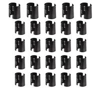 Wire Shelf Clips for 3/4" Post, 25 Pairs 50 Pieces Wire Shelving Shelf Lock Clips, Shelving Sleeves Replacements