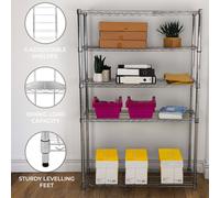MonsterShop Kukoo Wire Racking - 45Cm X 150Cm X 180Cm