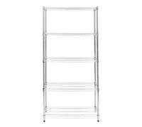 Monstershop KuKoo Wire Racking - 45cm x 90cm x 180cm, Silver