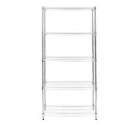 Wire Shelving Rack 5 Tier Metal Storage Unit Heavy Duty Free