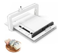 Wire Soap Cutter, Handcrafted Slicer, Acrylic Sheet, Cutting Range 31.5x31.5x12cm, Scale Precise Positioning, for Soaps and Candles Cutting