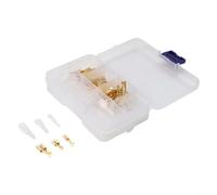 Wire Spade Terminal Kit 120 Pieces of Crimp Connectors for Various Applications with Insulation Protection