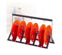 Wire Spool Dispenser Rack, Independent Rope and Cable Caddy Shelf for Paracord, Cord Reels, Efficient Organizer - Perfect for Workshop and Garage Use