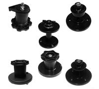 Wire Spool Hub Kit for Miller For Hobart MIG Welder, Spindle Adapter Bracket Assembly for 1kg 5kg Reels, Plastic Wire Damper Shaft Converter(Type D)