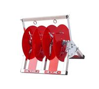 Wire Spool Rack Dispenser, Stainless Steel Multi Spool Holder, Holds 5 | Stainless Steel Wire Spool Rack Dispenser, Organize Multiple Spools for Efficient Electrical Work or Retail Applications