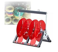 Wire Spool Rack Organizer, Cable Dispenser Holder for Soft Rope, Paracord, Hose Reel, Wires & Cables