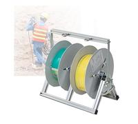 Wire Spool Rack, Portable Soft Rope Holder, Cable Caddy Spool Dispenser for Hose Reel Cables Wires Ropes,32x30x30cm