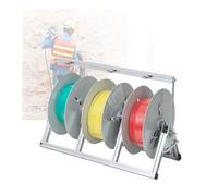Wire Spool Rack, Portable Soft Rope Holder, Cable Caddy Spool Dispenser for Hose Reel Cables Wires Ropes,32x30x50cm