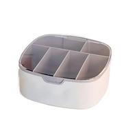 Wire Storage Extension Hider Data cable storage box dust-proof compartment Multifunctional sundries plastic desktop School supplies sorting(White)