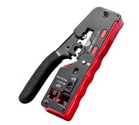 Wire Stripper and Crimper for Cat6a Cat6 Cat5 8P6P Modulars Connector with Clear Scale Marks and Strong Frame Ethernet Crimper Tool