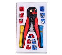 Wire Stripper and Crimping Tool Kit, Insulated Crimp Terminals Set, 10-22AWG - Durable PVC and Stainless Steel, Versatile Electrical Repair Tool for Wire Stripping and Cutting