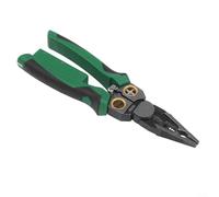 Wire Stripper Automatic Stripping Tool with Built-in Voltage Detector - Ratcheting Crimper for Data and for Coax Cables - Ergonomic Handle for Circuit Repair - Professional Electrician Gear 22cm