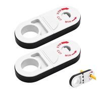 Wire Stripper, Cable Stripper Tool for Electrical Work, 2-Piece Professional Wire Strippers Set, White Ring Design with Blister Card Packaging