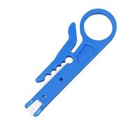 Wire Stripper Crimper Pliers for CAT-5 CAT-6, BL | Cable Stripping Wire Cutter with Multifunction Crimping Tool for Pocket Multitool, Useful, Easy to Use Cut Line