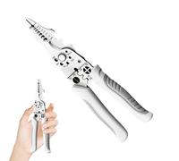 Wire Stripper | High Strength Cable Pliers, Ergonomic and Powerful, Cable Crimping - for Electrician, Home, Electricity, Commercial, Solar, Industrial, Residential, Construction, Vehicles,