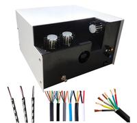 Wire Stripper Machine, Automatic Brush Shielded Wire Splitting and Twisting, Multifunctional Reversible Winding for Ground and Braided Wire, 5-60mm