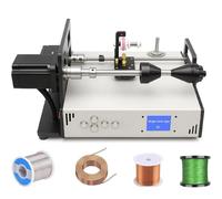 Wire Stripper Machine, Automatic Coil Winding Machine, Cable Wiring Coil Winding Machine, Industrial Grade Coil Tape Fishing Line Winder, Tube Amplifier Winding for Coils, Fishing Lines, Silk Threads