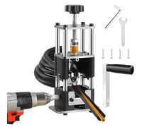 Wire Stripper Machine Drill Powered Hand Crank Wire Stripper Tool Wire Stripping Manual Wire Peeler for Gauge Wire 0.1"-1" Wire Scrap DIY Copper Recycling