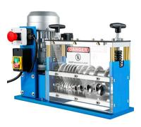 Wire Stripper Machine,Electric Cable Stripping Machine, Automatic Cables Peeling Machine, 30M/Min, for Recycling 1.5-38mm Copper, Emergency Stop Button for Leftover Cable Recycle