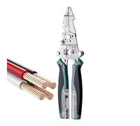 Wire Stripper - Non-Slip Cable Cutter with Current Measuring Function, Crimping Tool for Wire End Ferrules | For Electricians, Maintenance, Craft Enthusiasts, Insulated and Non-Insulated Connections