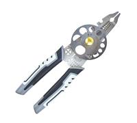 Wire Stripper Plier | Tool Stripping and Cutting Electrical Cables - Wire Stripper and Crimper | Home Improvement Work Construction Electrician Maintenance and Wiring Harness