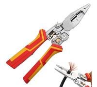 Wire Stripper Tool 9 in 1 Multi-Functional Wire Crimper Alloy Stripper Tool with Current Measuring Function Handheld Non-slip 1.5/2.5/4.0/6.0 mm