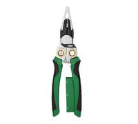 Wire Stripper Tool with Integrated Voltage Tester for Safety and in Electrical Maintenance Including Wire Cutting, Stripping, and Crimping Features