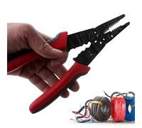 Wire Strippers, 20 cm Ergonomic Handle Precision Cutter, Wire Stripper for Electrician, Network Wiring, HVAC, Home, Industrial Maintenance, Repair