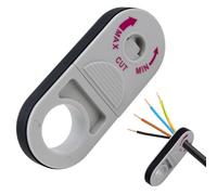 Wire Strippers Electrical, Universal Ring Cable Stripper Tool for Electricians, Wire Cutter for Copper and Insulation Removal, Suitable for Diameter 0.3-1.3 cm